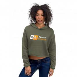 Power Fitness - Women's Cropped Hoodie | Bella + Canvas 7502